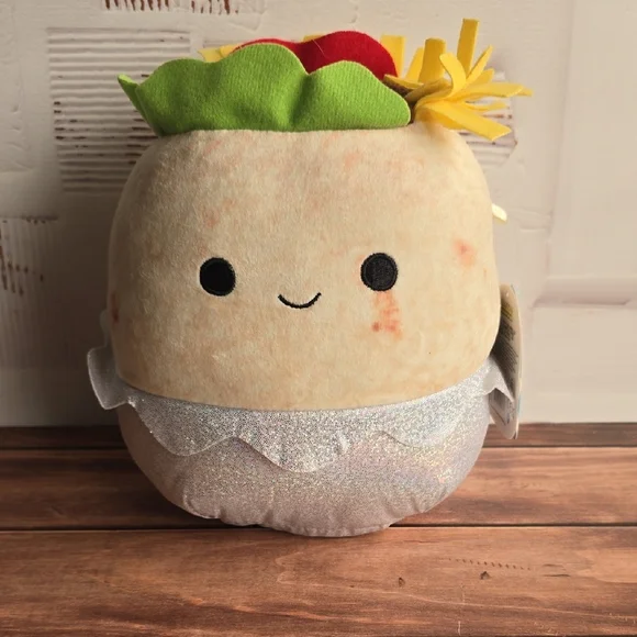 BERNARDO| SQUISHMALLOW  SIVER/CREAM PLUSH TOY - Picture 2 of 6